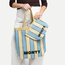 Pouch Recycled Nylon - Oatmeal & Cloud