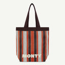 Shopper & Pouch Recycled Nylon Set - Crimson & Cocoa