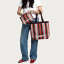 Shopper Recycled Nylon - Crimson & Cocoa